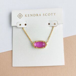 Kendra Scott Elisa Gold Pendant Necklace Azalea Illusion Style